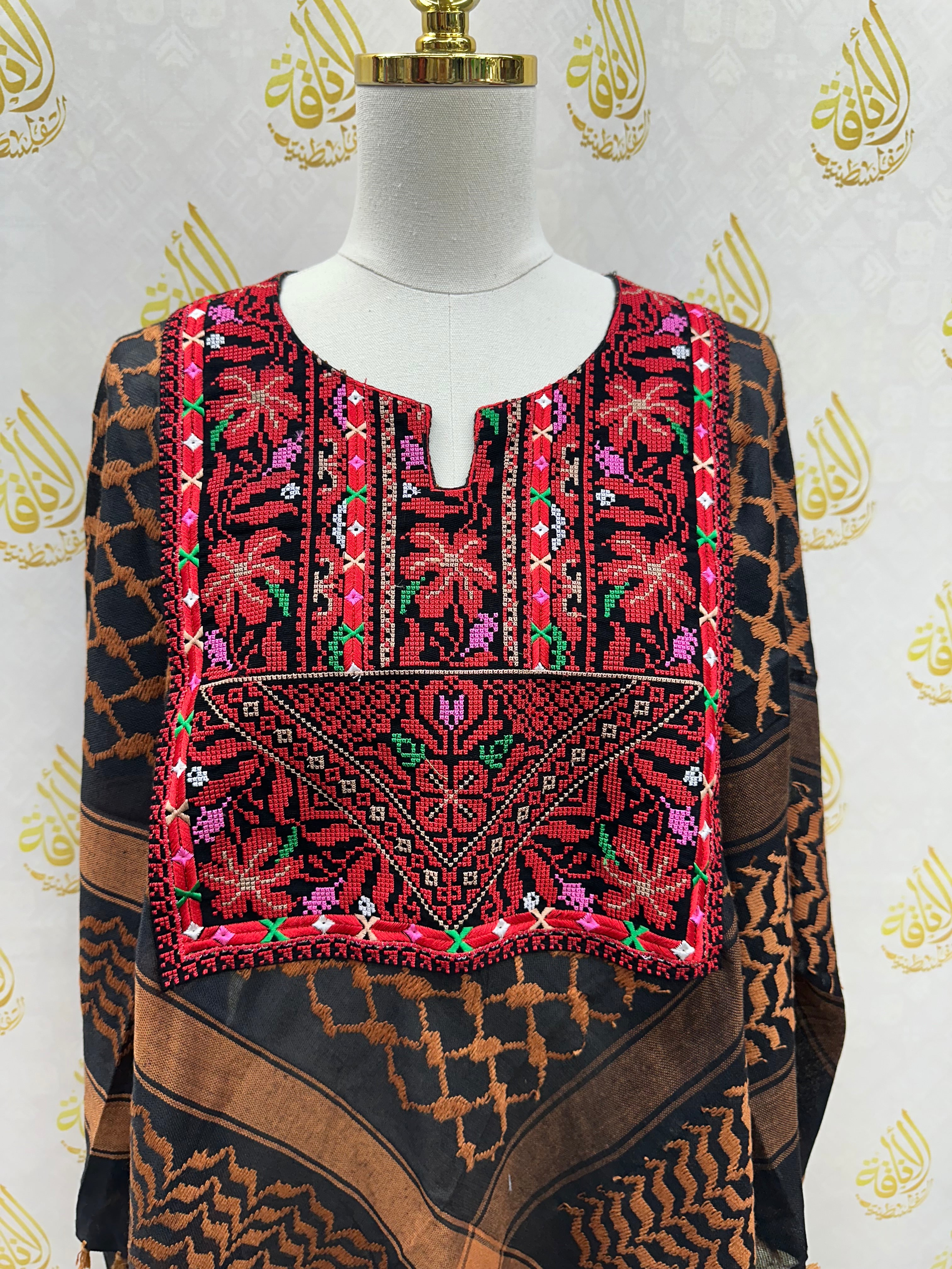 Multicolor Kuffiyeh Shirt: Vibrant Style and Cultural Flair