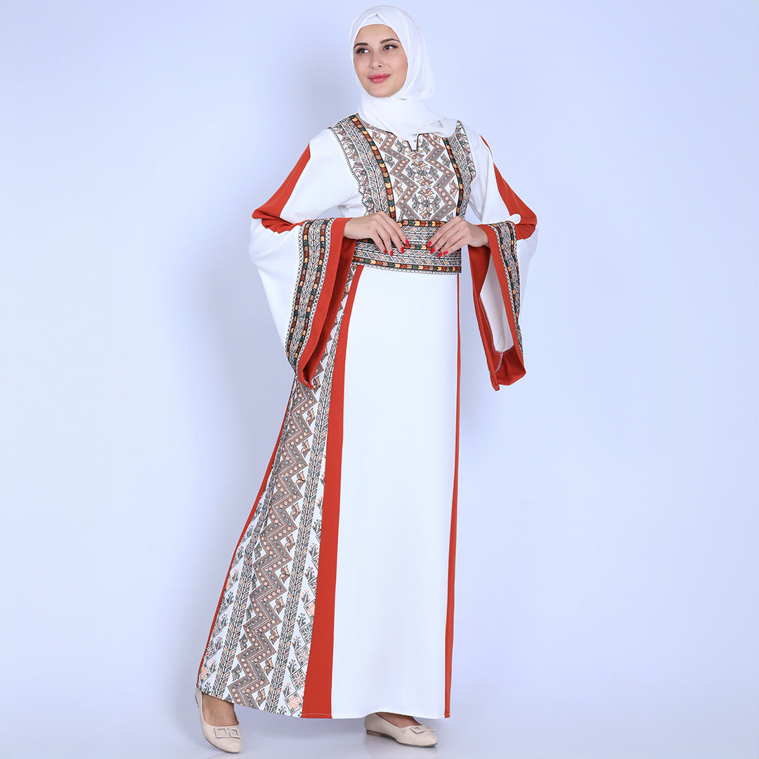 Hiba Unique Embroidery Thoub