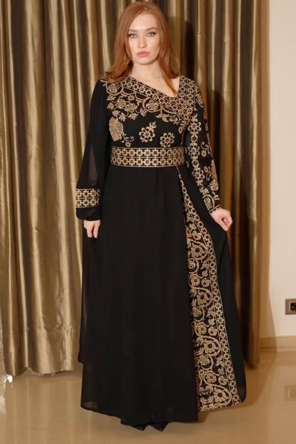 Aya Embroidery Dress: Elegance and Sophistication