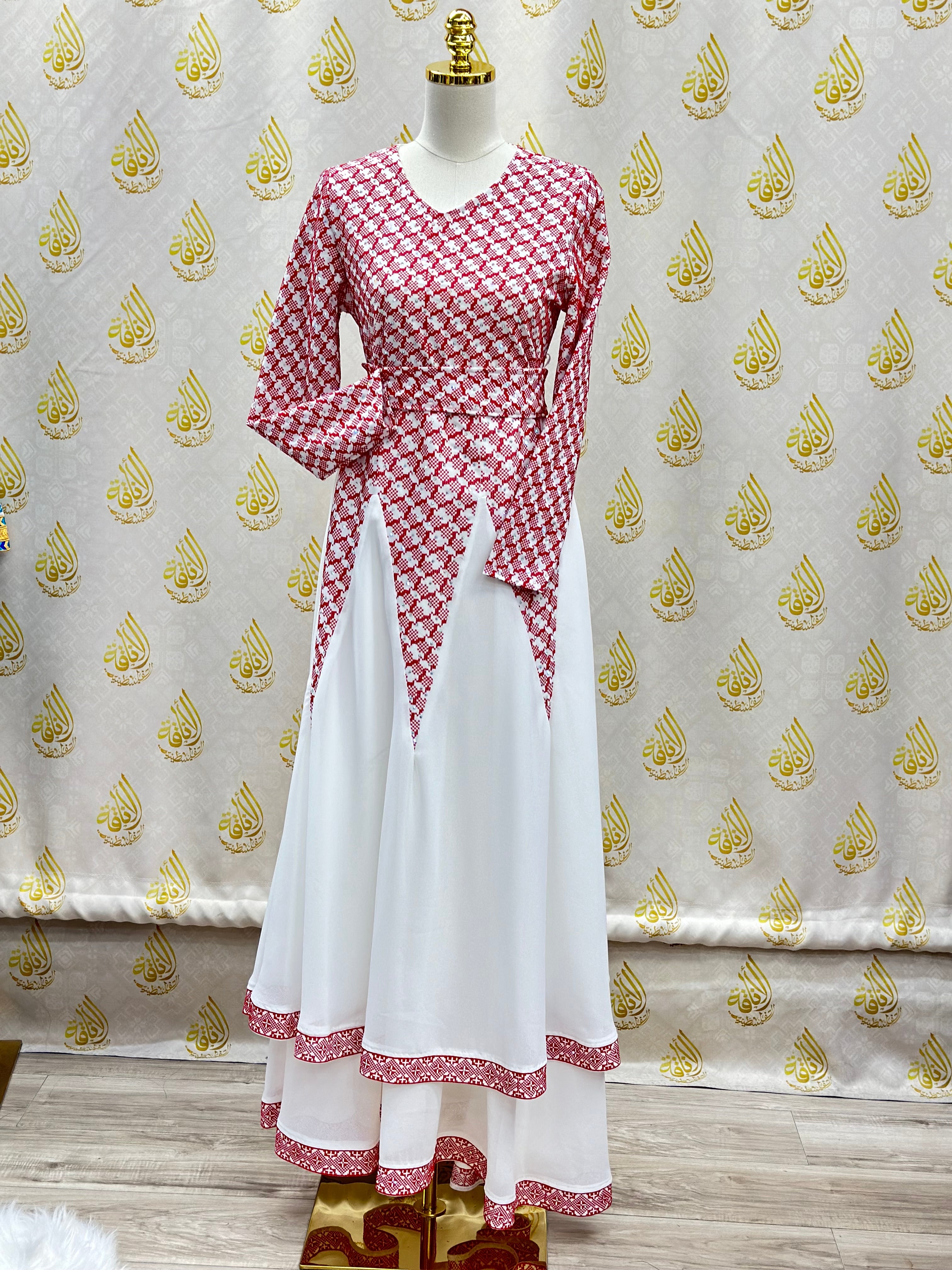 Tatreez Dress With Strass
