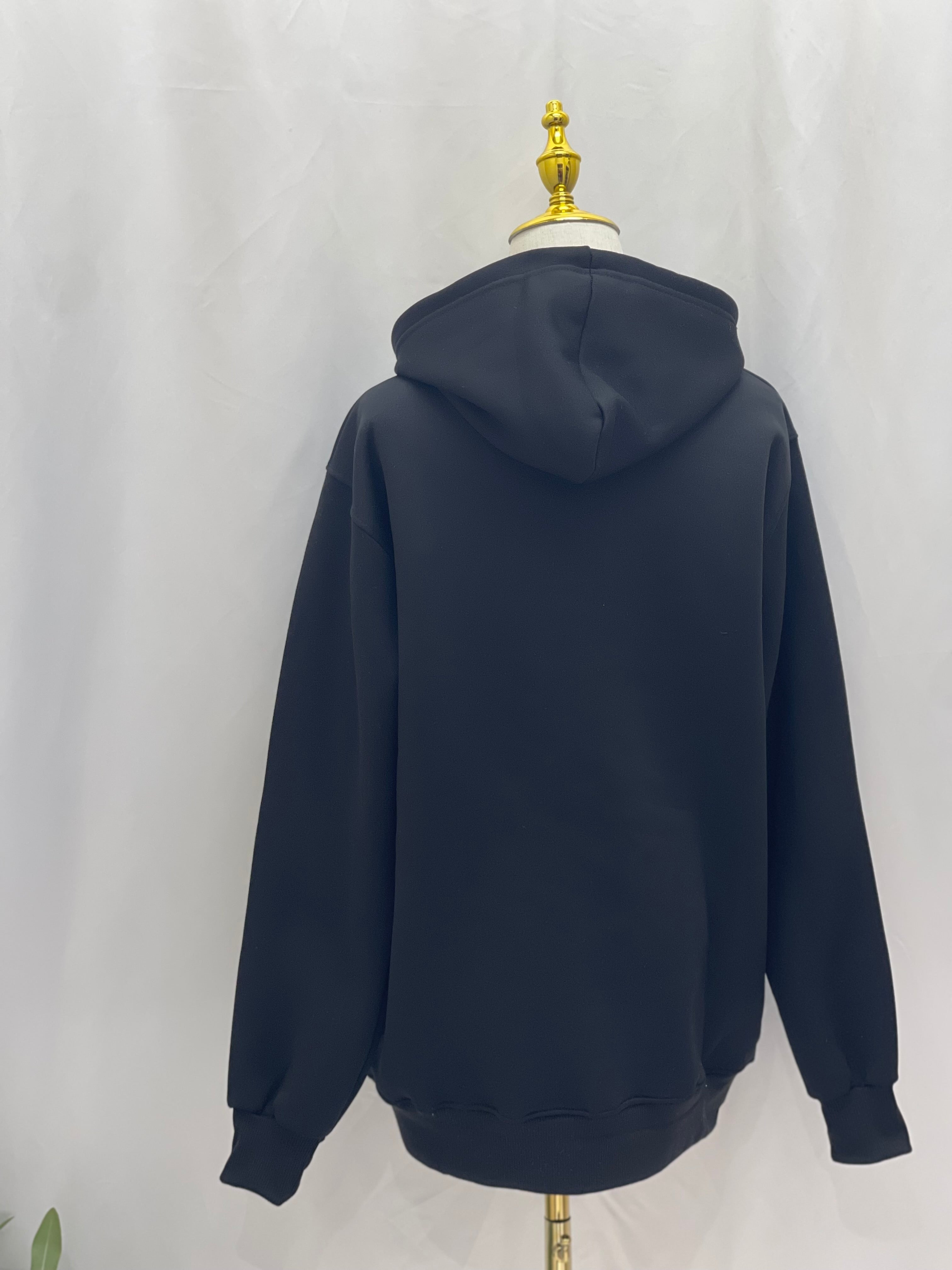 Shmagh Right Side Black Hoodie: Tradition Meets Modern Style