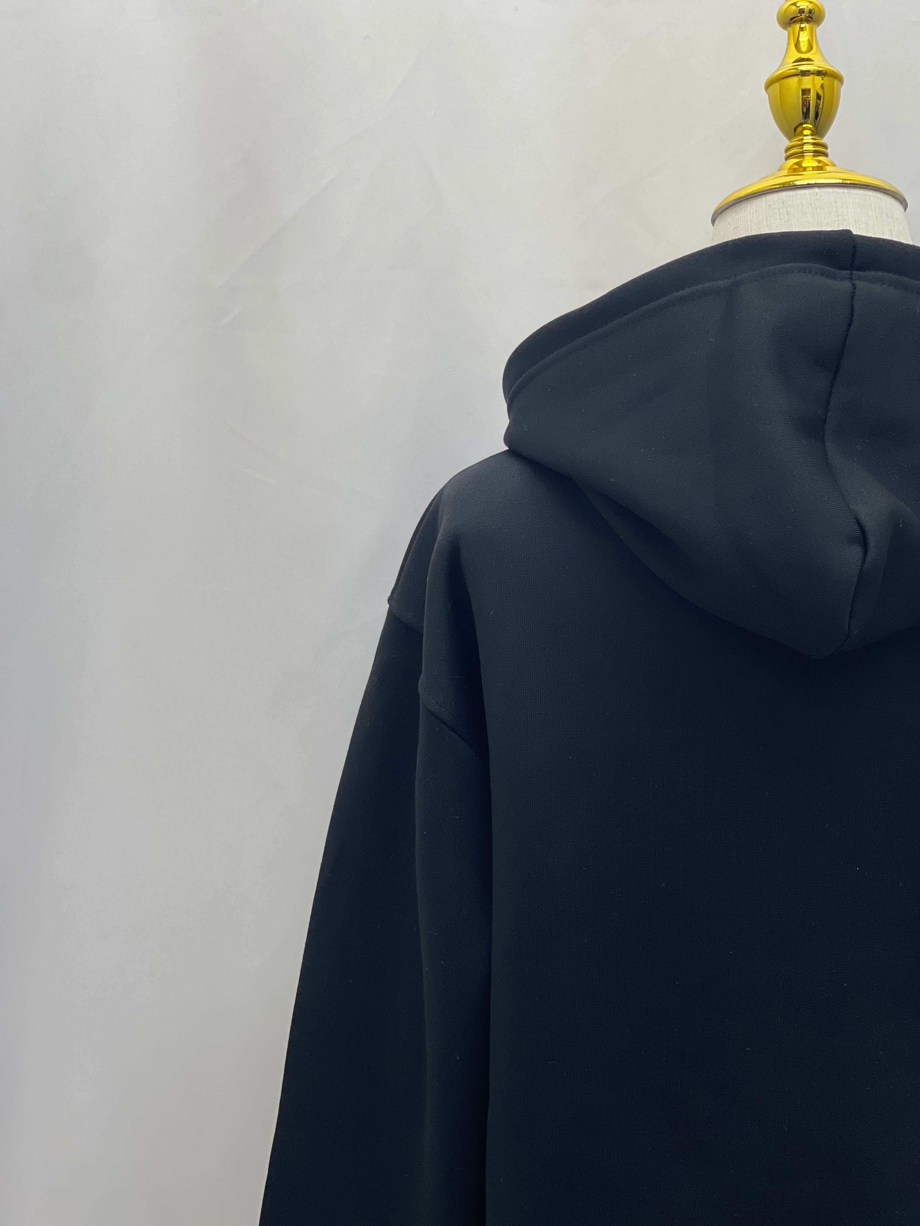 Black Hoodie with Triangle Tatreez Embroidery: A Blend of Tradition and Modern Style