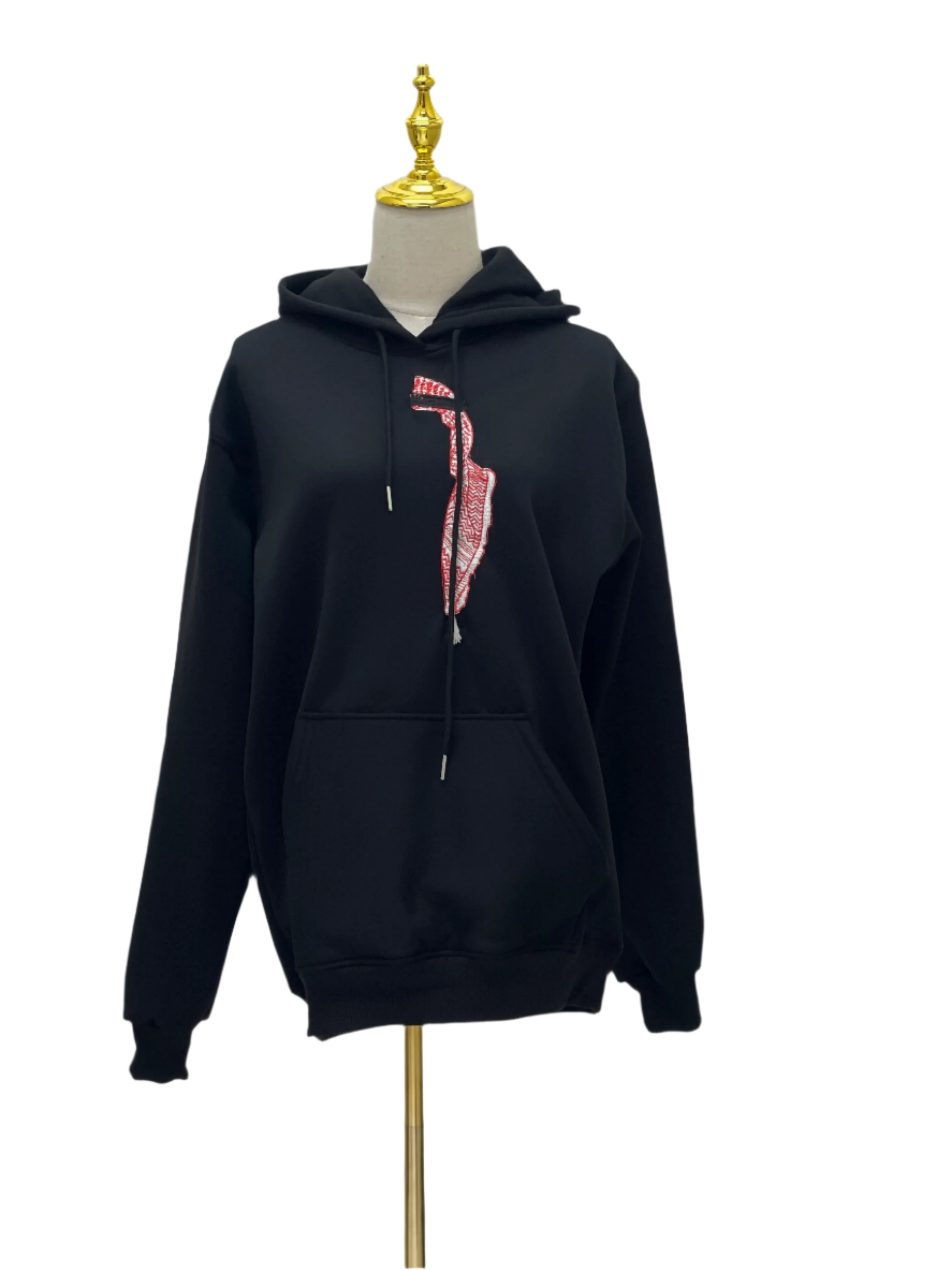 Shmagh Left Side Black Hoodie: A Fusion of Heritage and Modernity