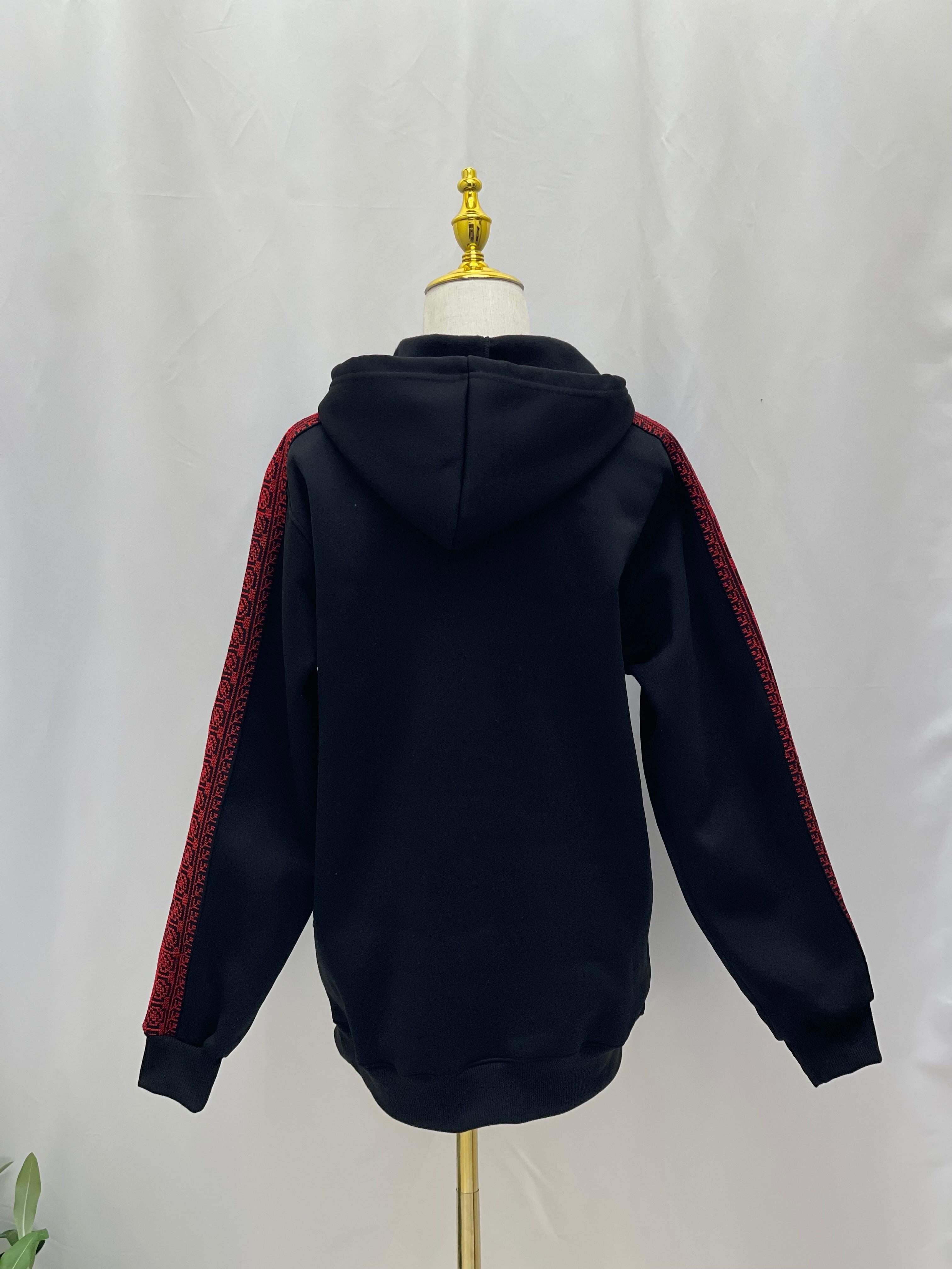 High-Quality Black Tatreez Hoodie: Tradition Meets Modern Style