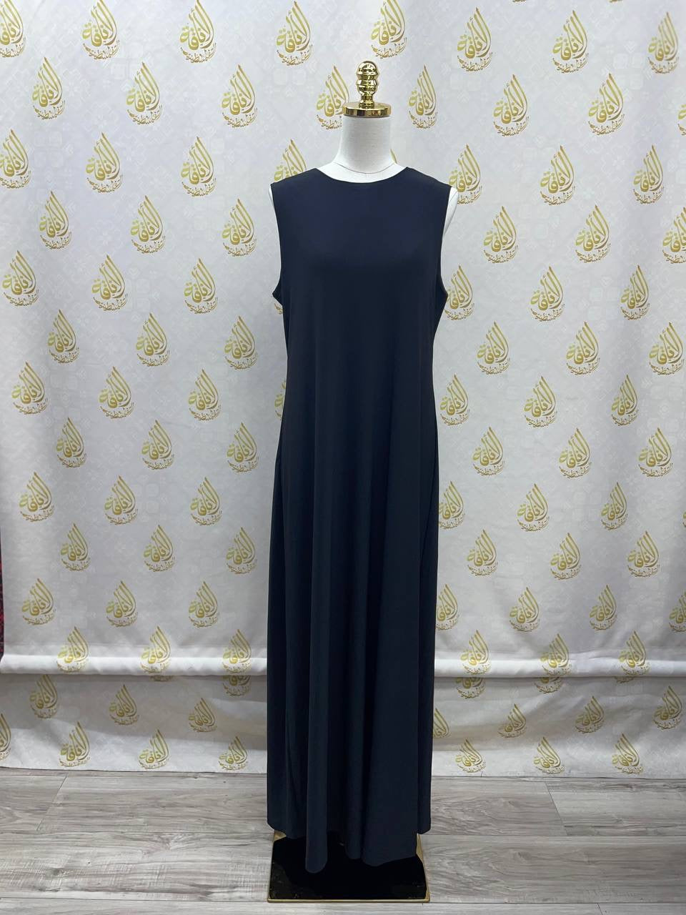 Cut Lycra Basic Maxi Dress