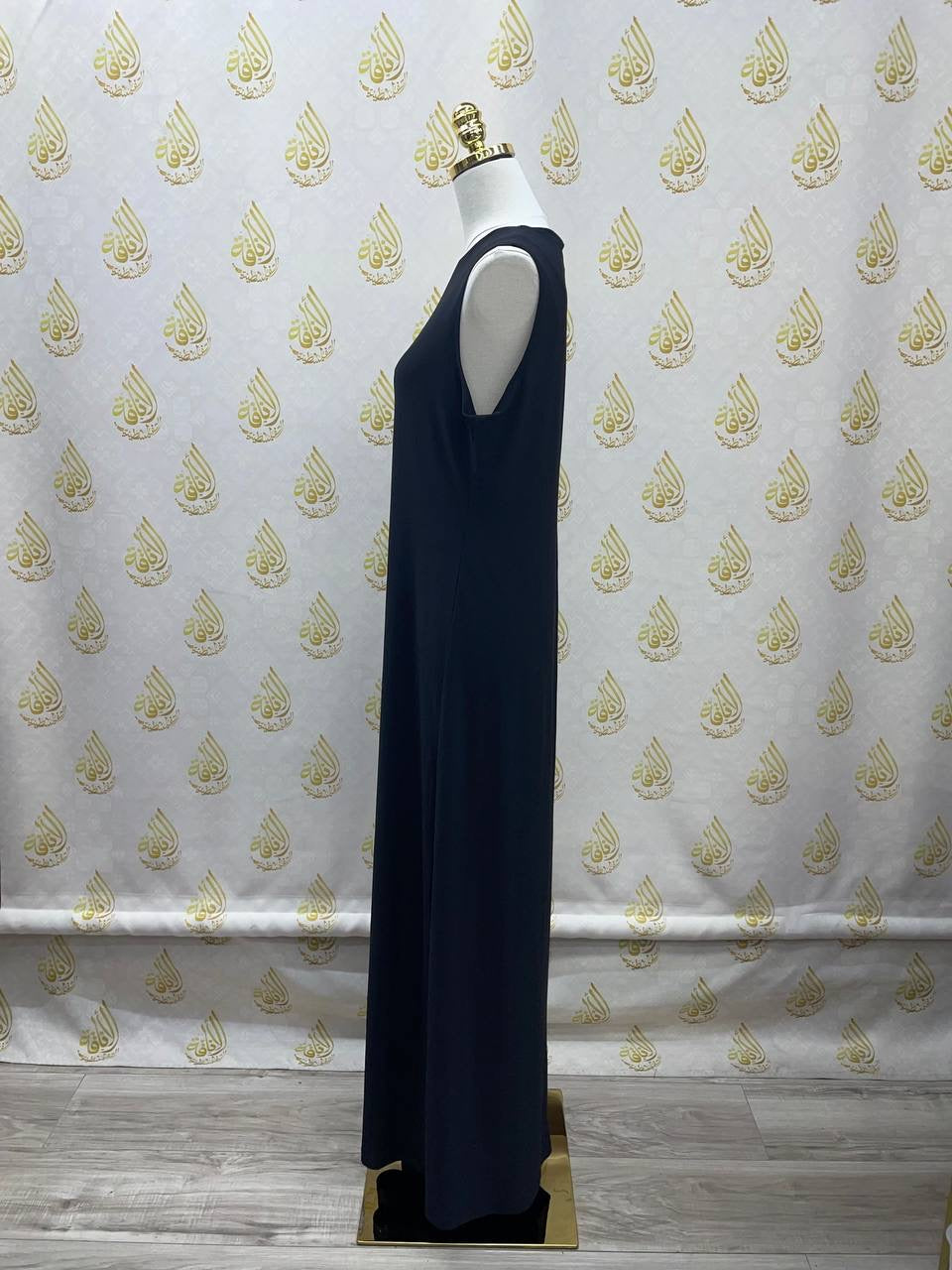 Cut Lycra Basic Maxi Dress