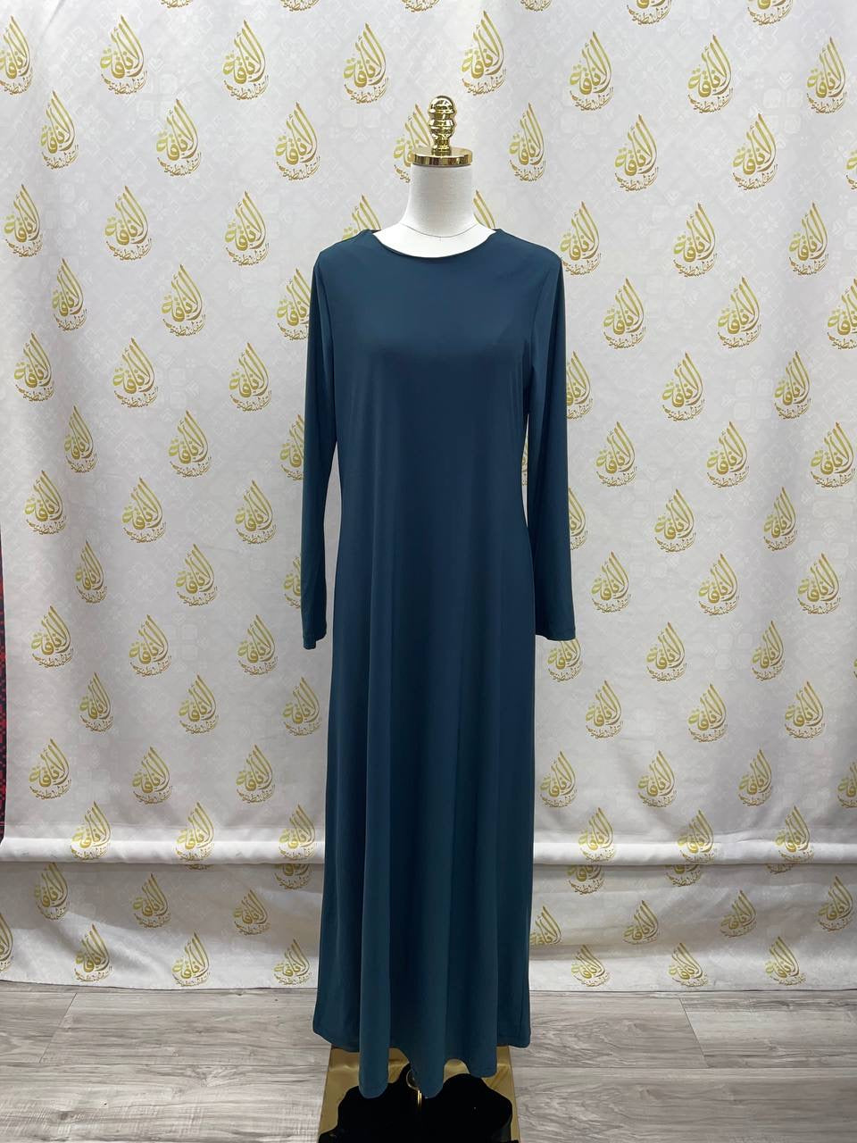 Lycra Basic Maxi Dress