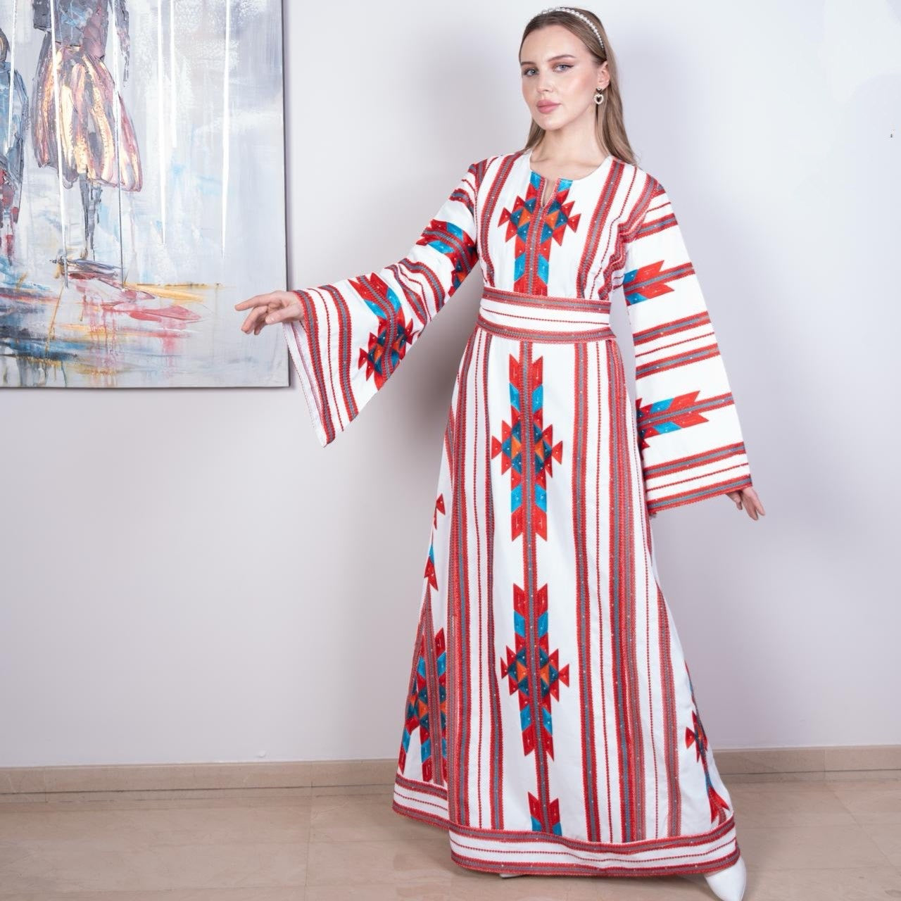 Jordanian Salwa Thoub Dress