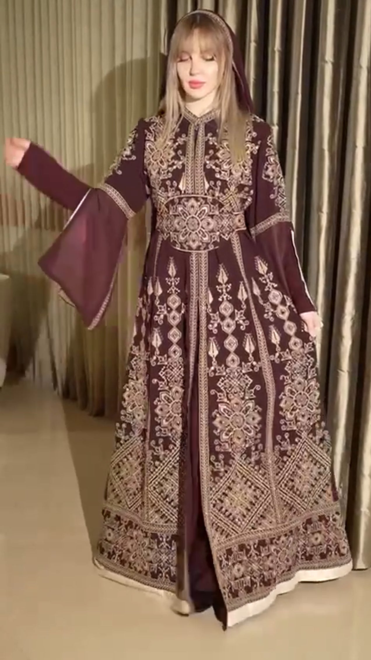 Elegant Bridal Kaftan