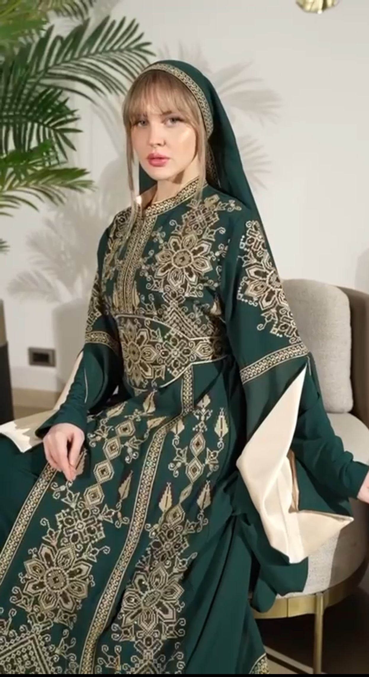 Elegant Bridal Kaftan