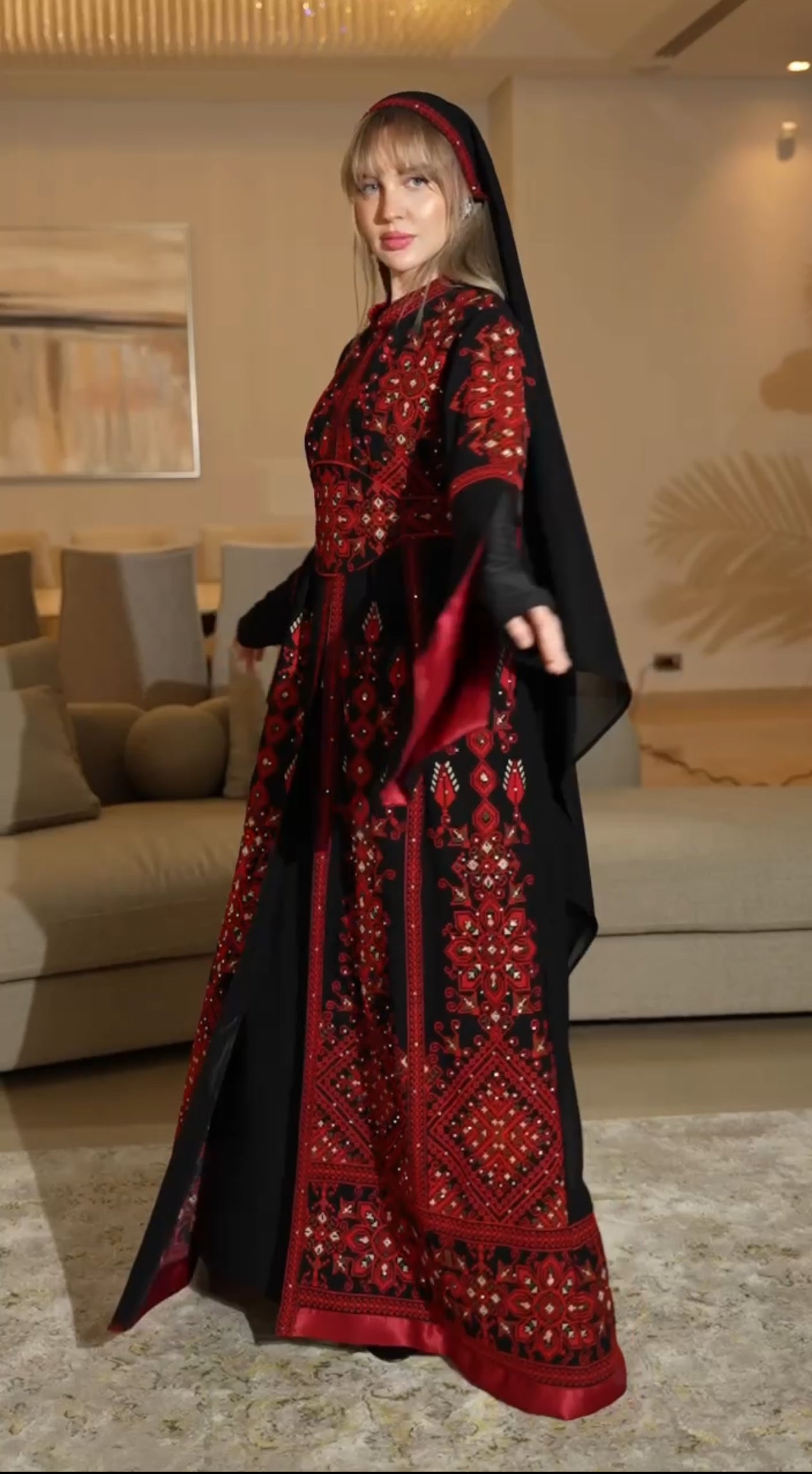 Elegant Bridal Kaftan