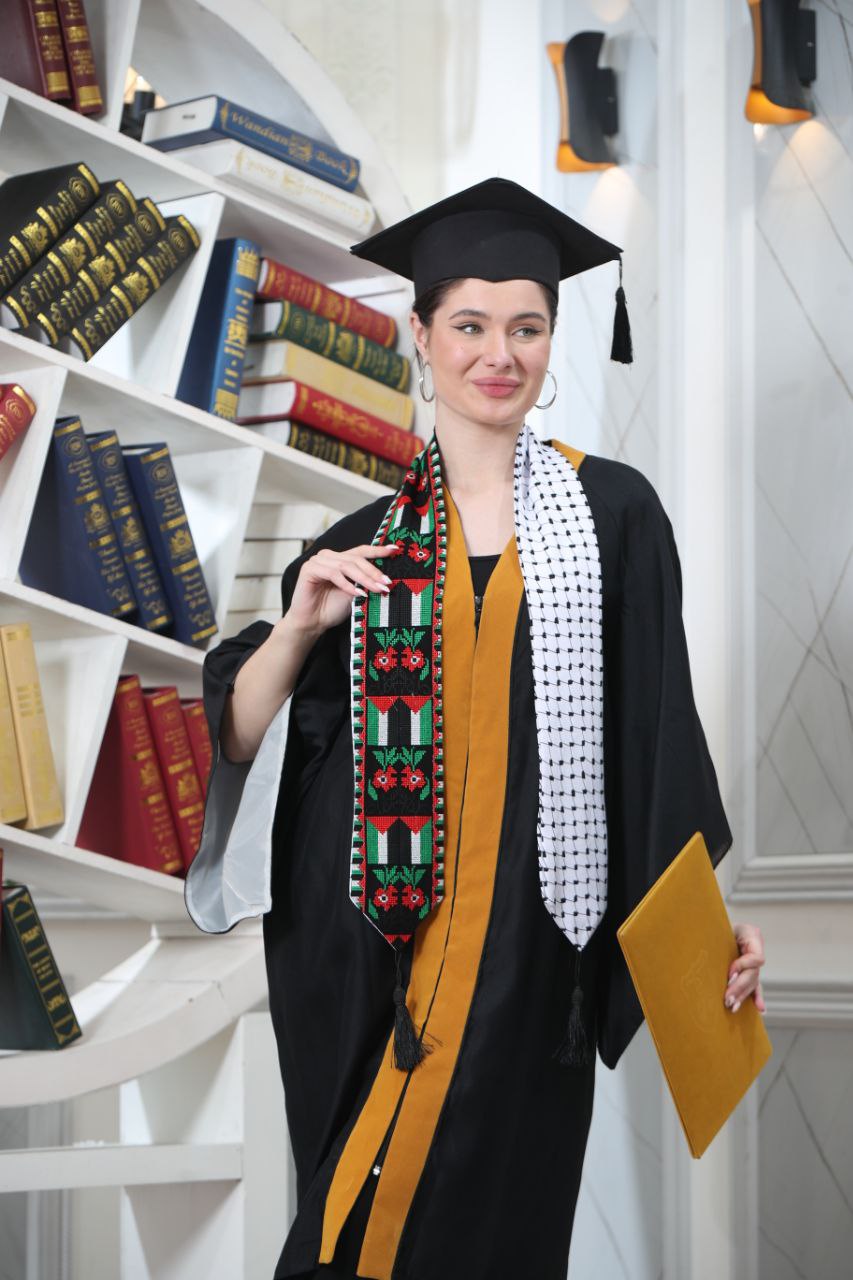 Kuffiyeh Flag Graduation Stole