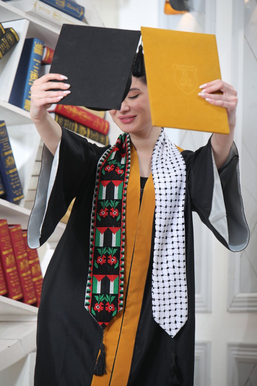 Kuffiyeh Flag Graduation Stole