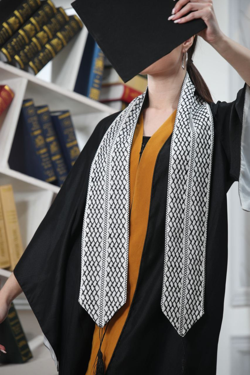 Palestinian keffiyeh Graduation Embroidery