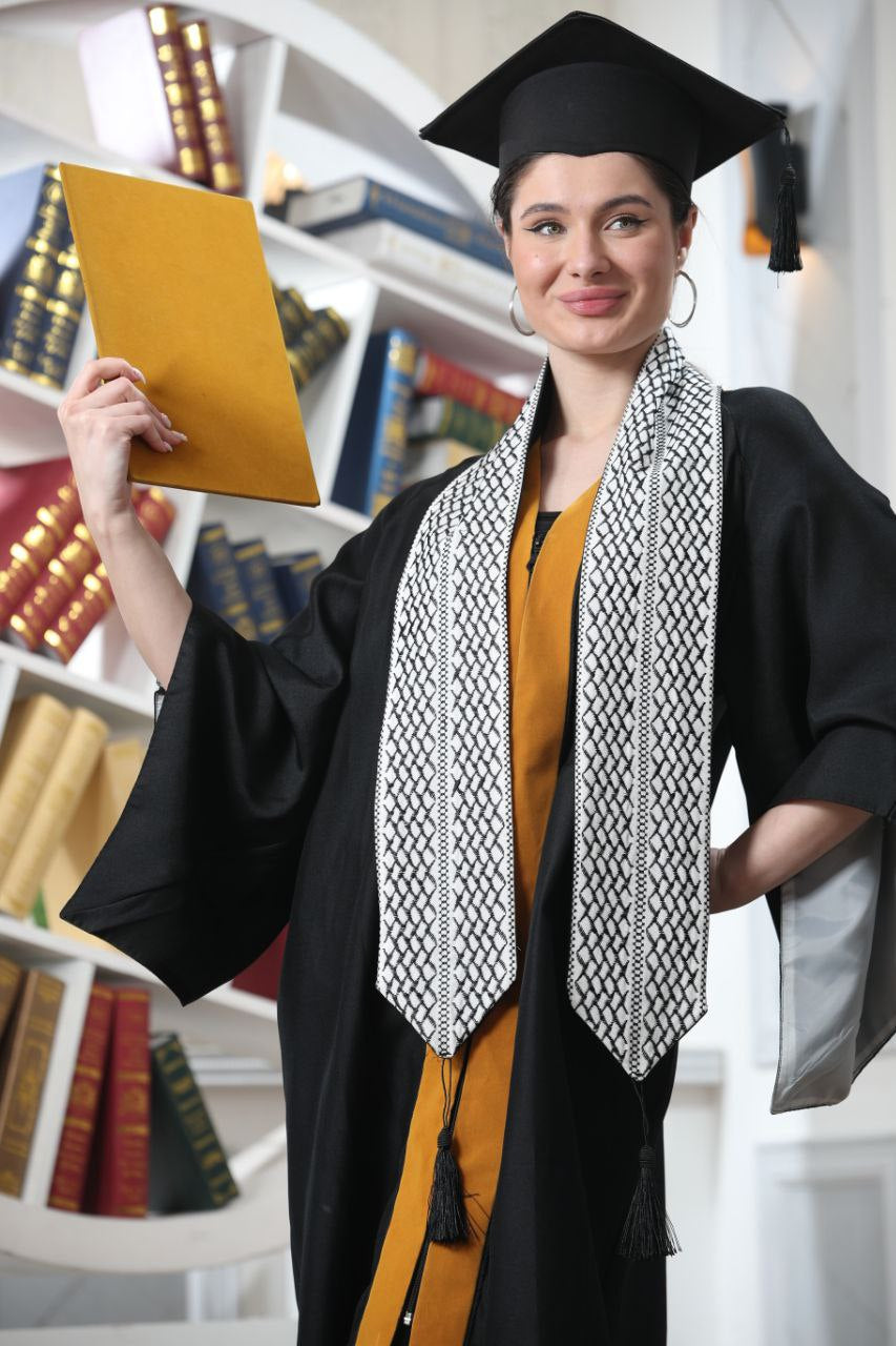 Palestinian Keffiyeh Graduation Embroidery: Celebrate Heritage and Achievement