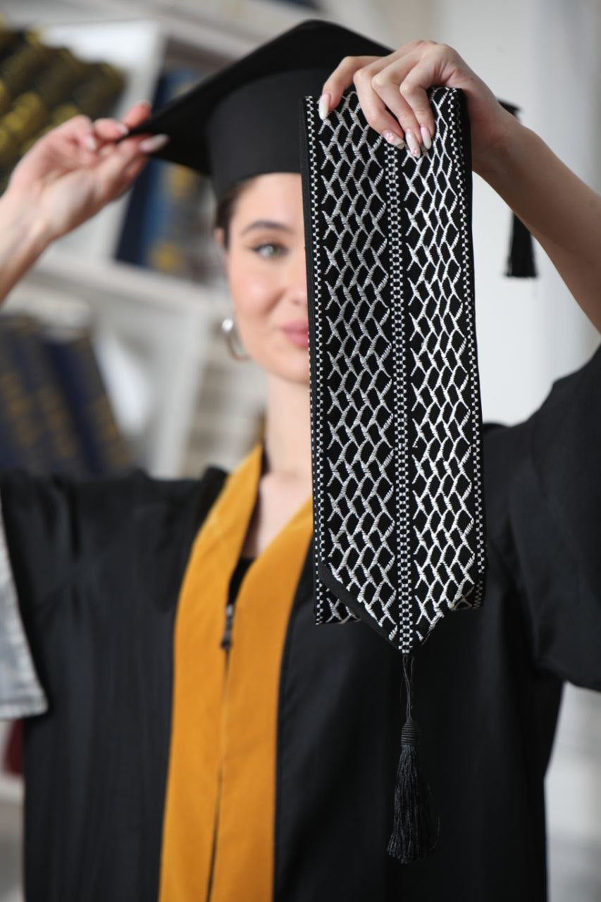 Palestinian Keffiyeh Graduation Embroidery: Celebrate Heritage and Achievement