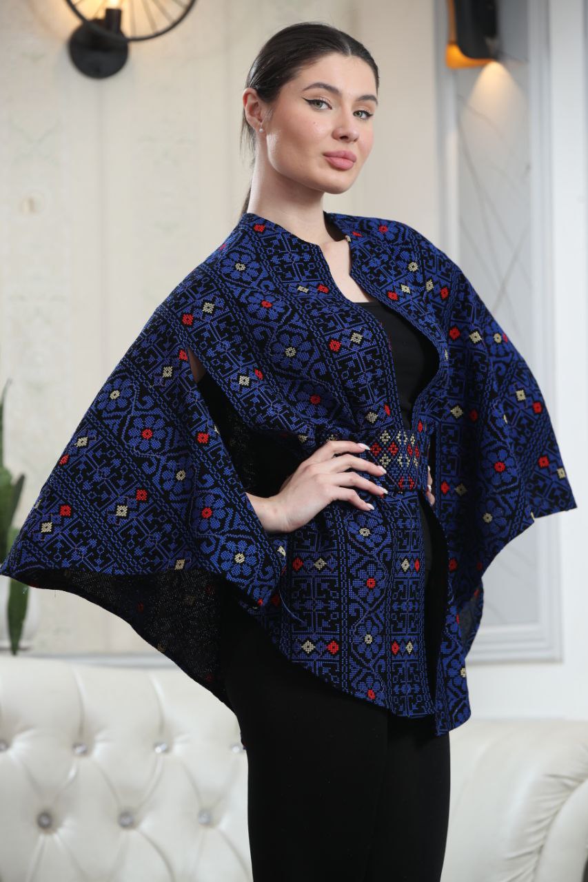 Tattreez Cape with Belt: Versatile Elegance and Cultural Flair