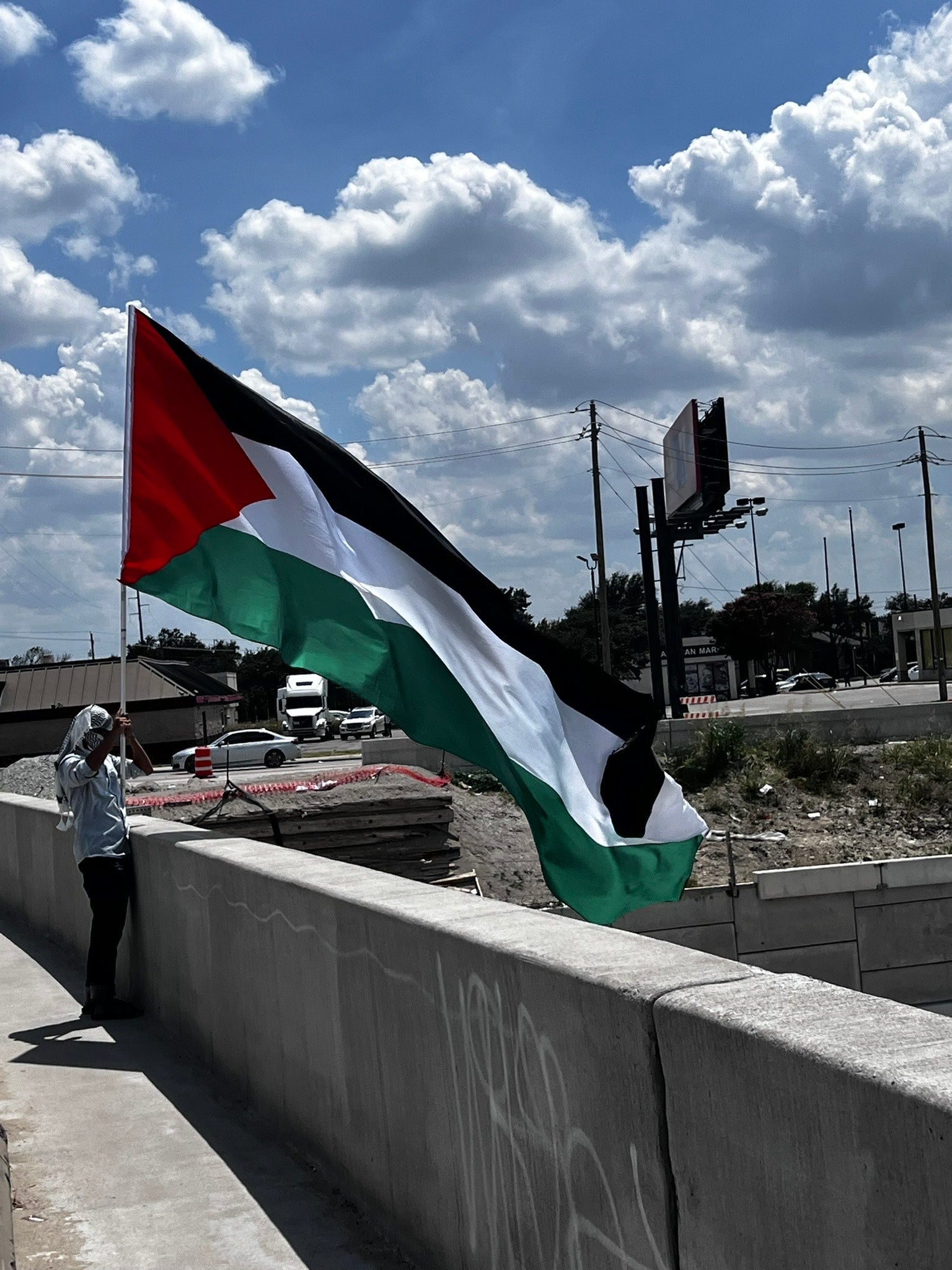 High-Quality 2XL Palestine Flag (16x6 Feet): Durable and Perfect for Protests