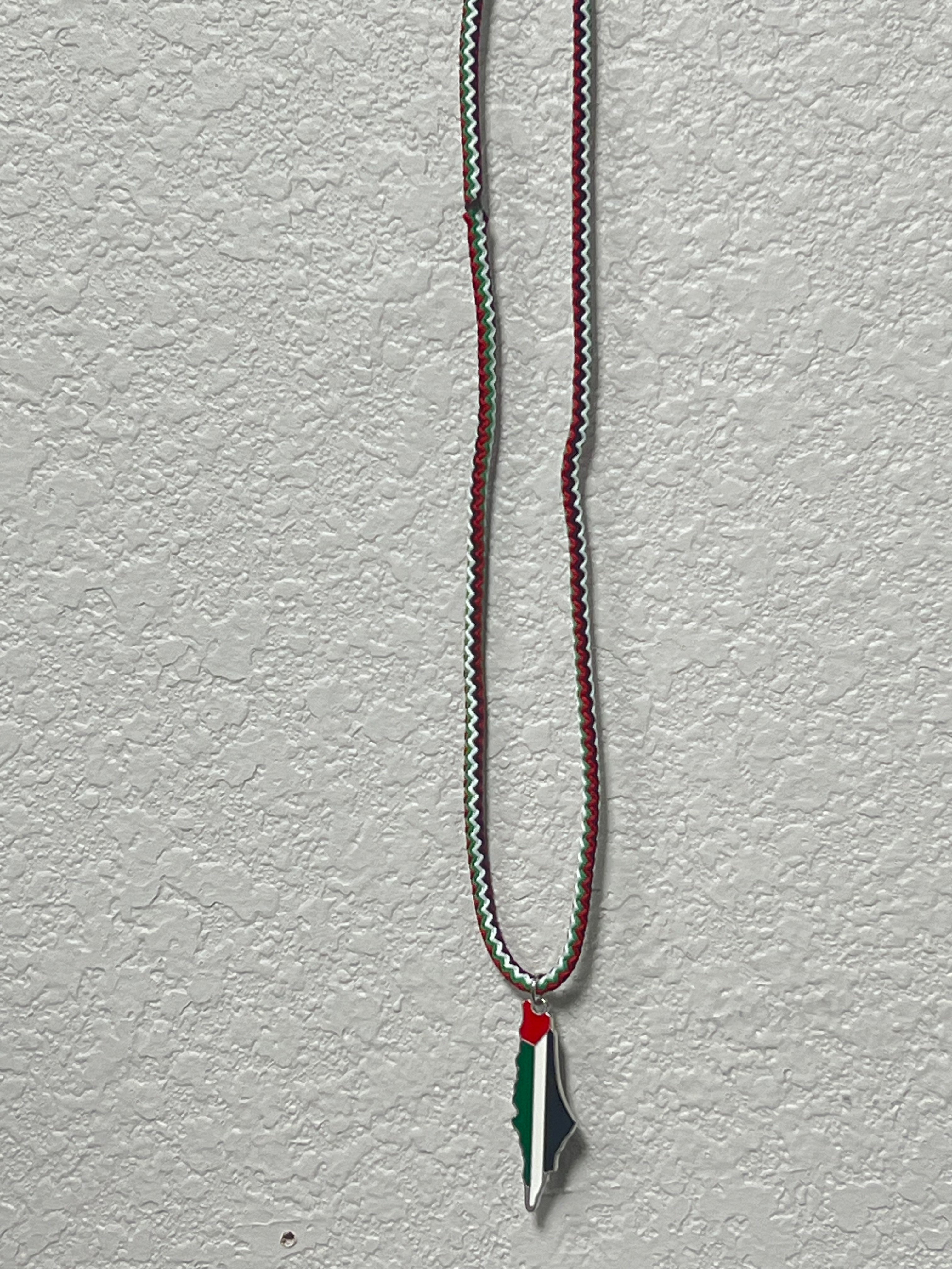 Necklaces made in Palestine handmade colorful