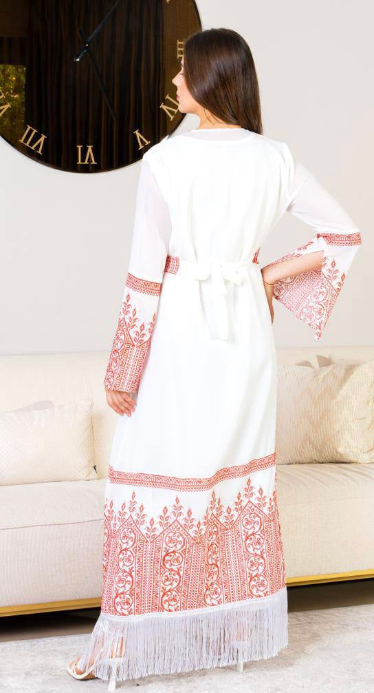 Georgette Fabric Open Abaya