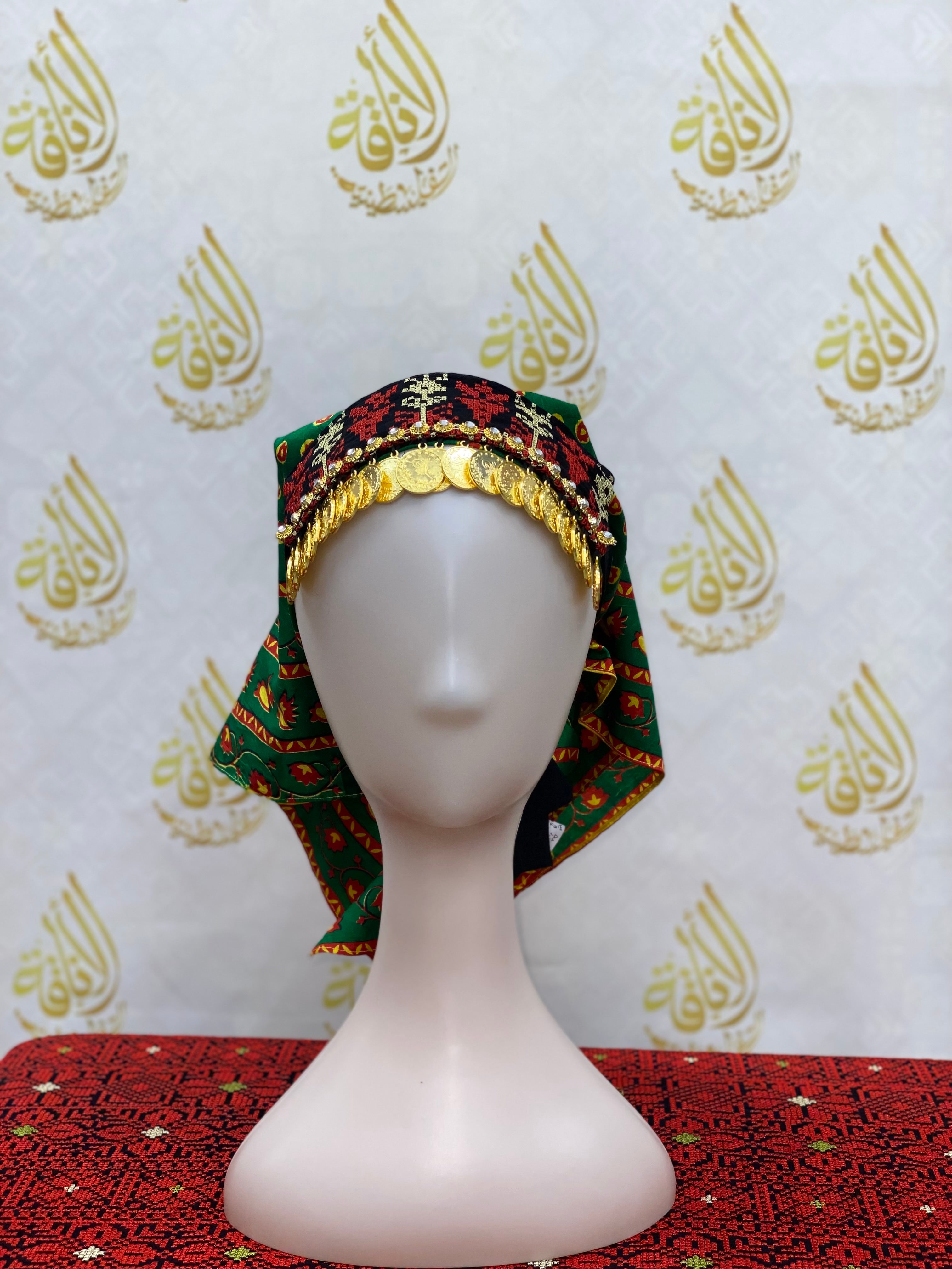 Girls Tatreez Head Lerat with Beads: Cultural Elegance and Style