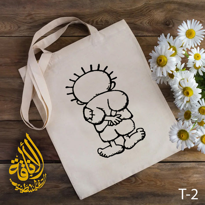 Handala Character Tote Bags: A Symbol of Resilience and Artistry