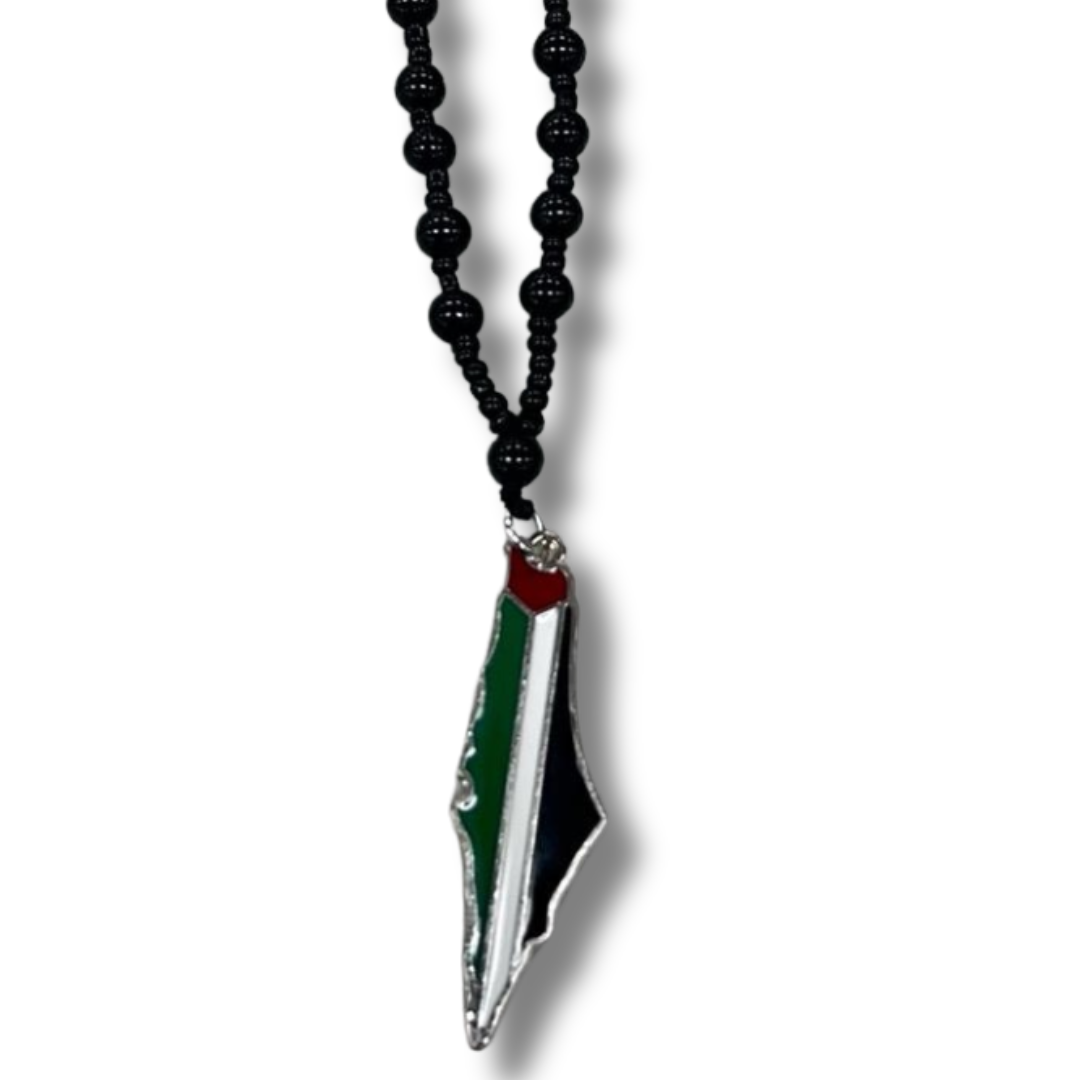 Necklaces made in Palestine handmade colorful