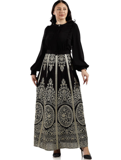 Fancy Embroidered Skirt- One Piece