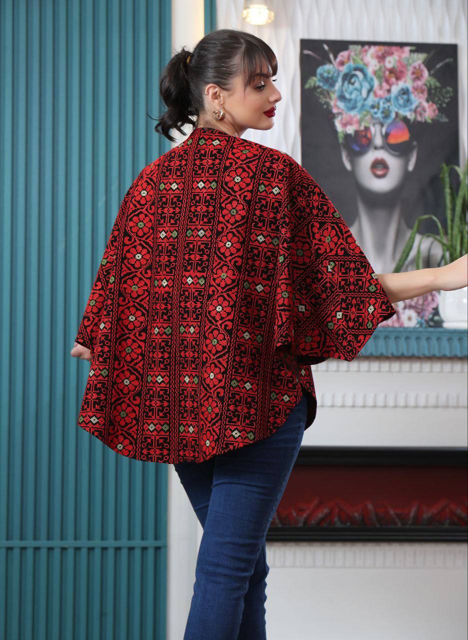 Tattreez Cape with Belt: Versatile Elegance and Cultural Flair