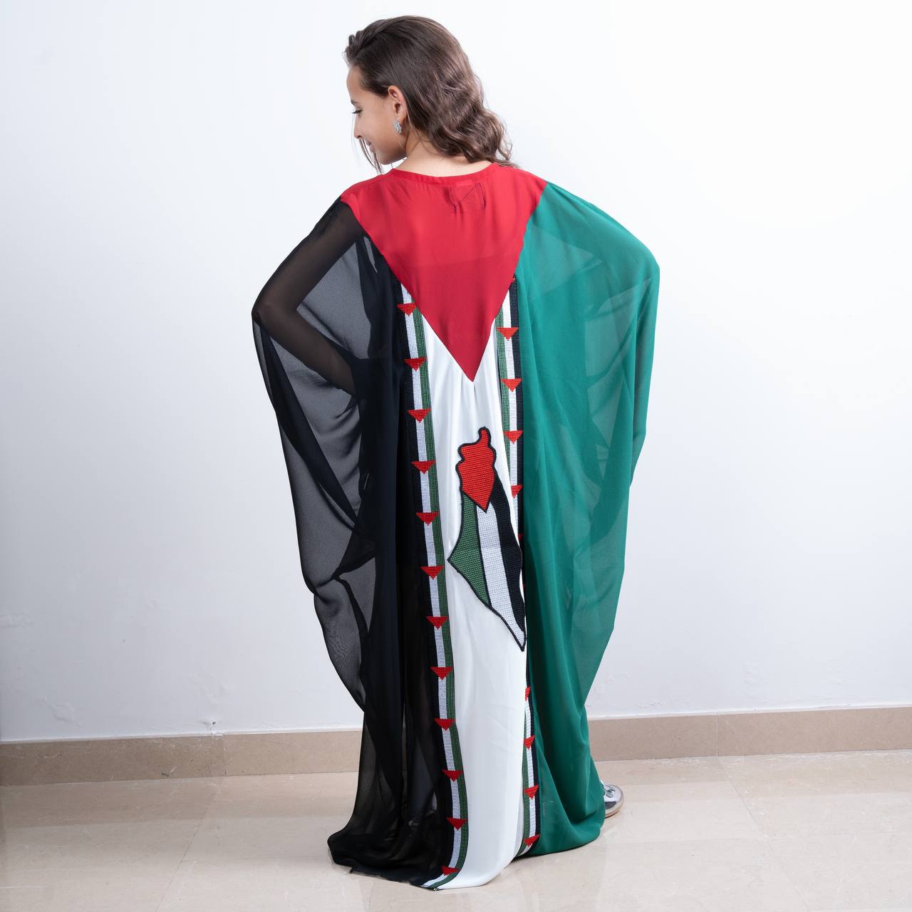 Kids Palestinian Flag Dress: Pride and Elegance for Young Ones