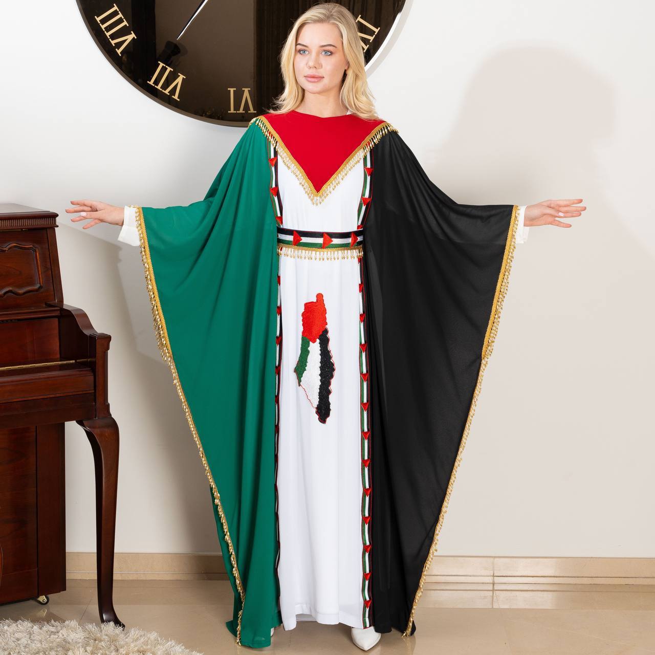 Palestinian Flag Dress - free size